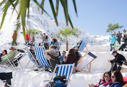 Palmen auf den Almen in Sportgastein