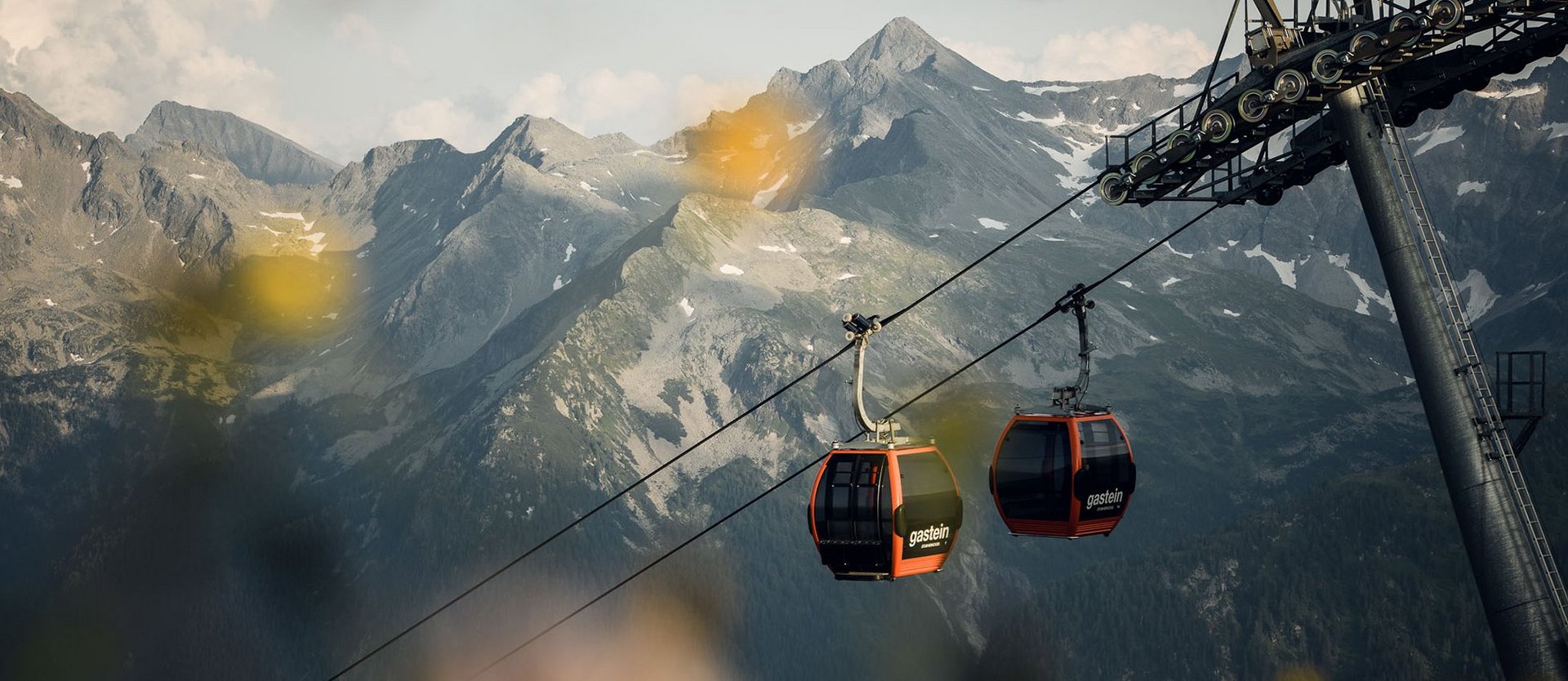 Stubnerkogelbahn bei der Abendauffahrt