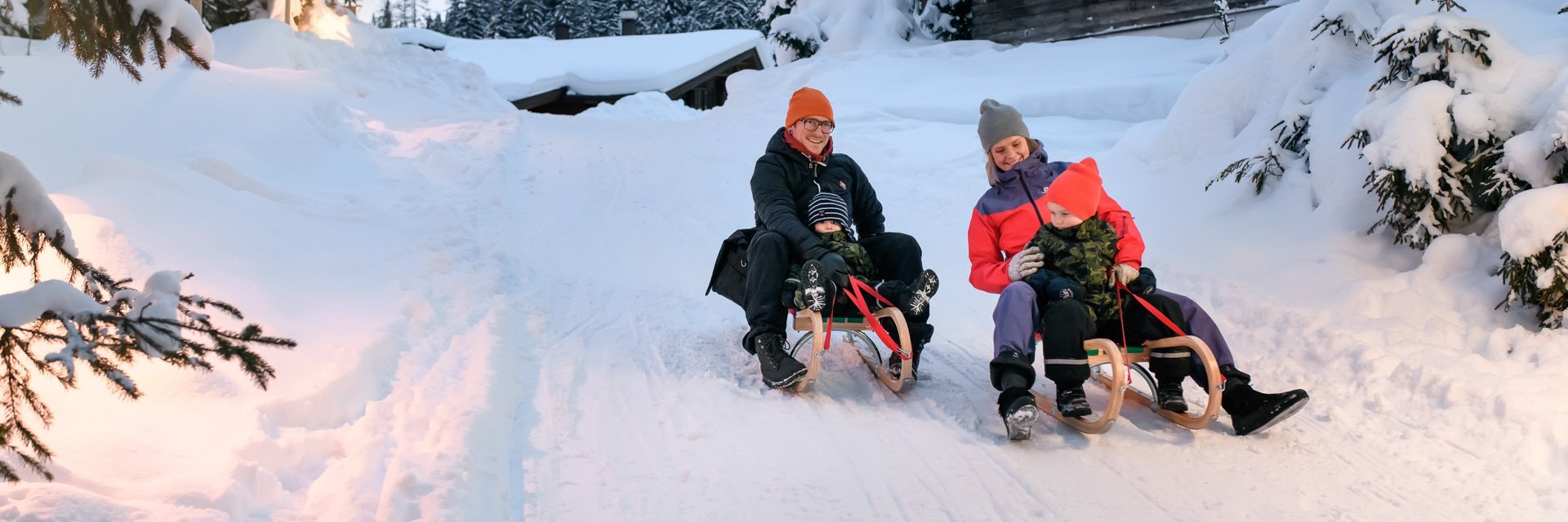 Rodelspaß mit der ganzen Familie in Skigastein