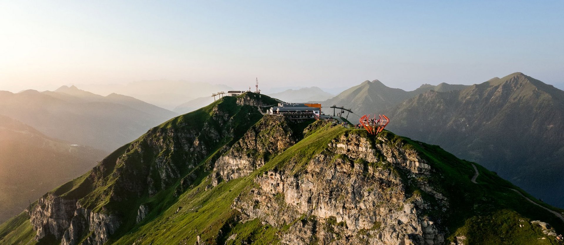 summer mountain view from the Stubnerkogel
